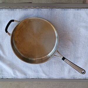 Calphalon 3 Qt. Stainless Steel Double Handle 10" Saute Pan b570